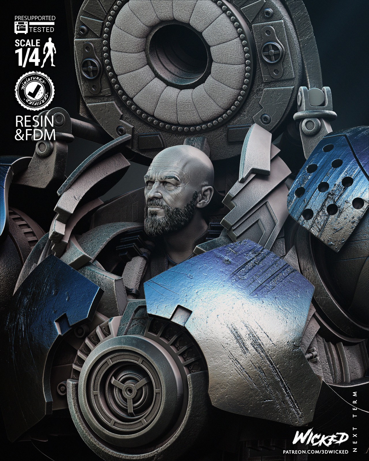 Marvel Iron Monger Bust - Image 3