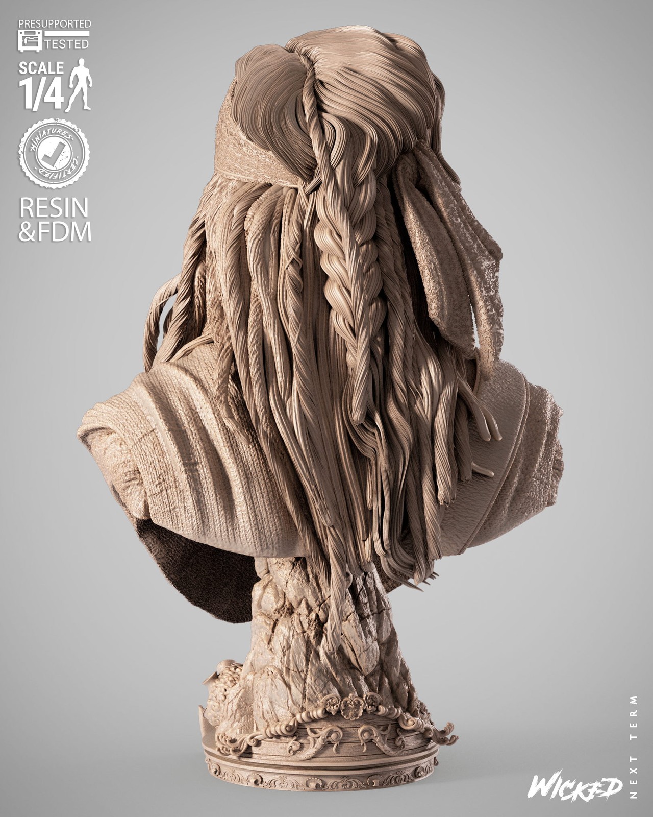 Jack Sparrow Portrait Bust - Image 2