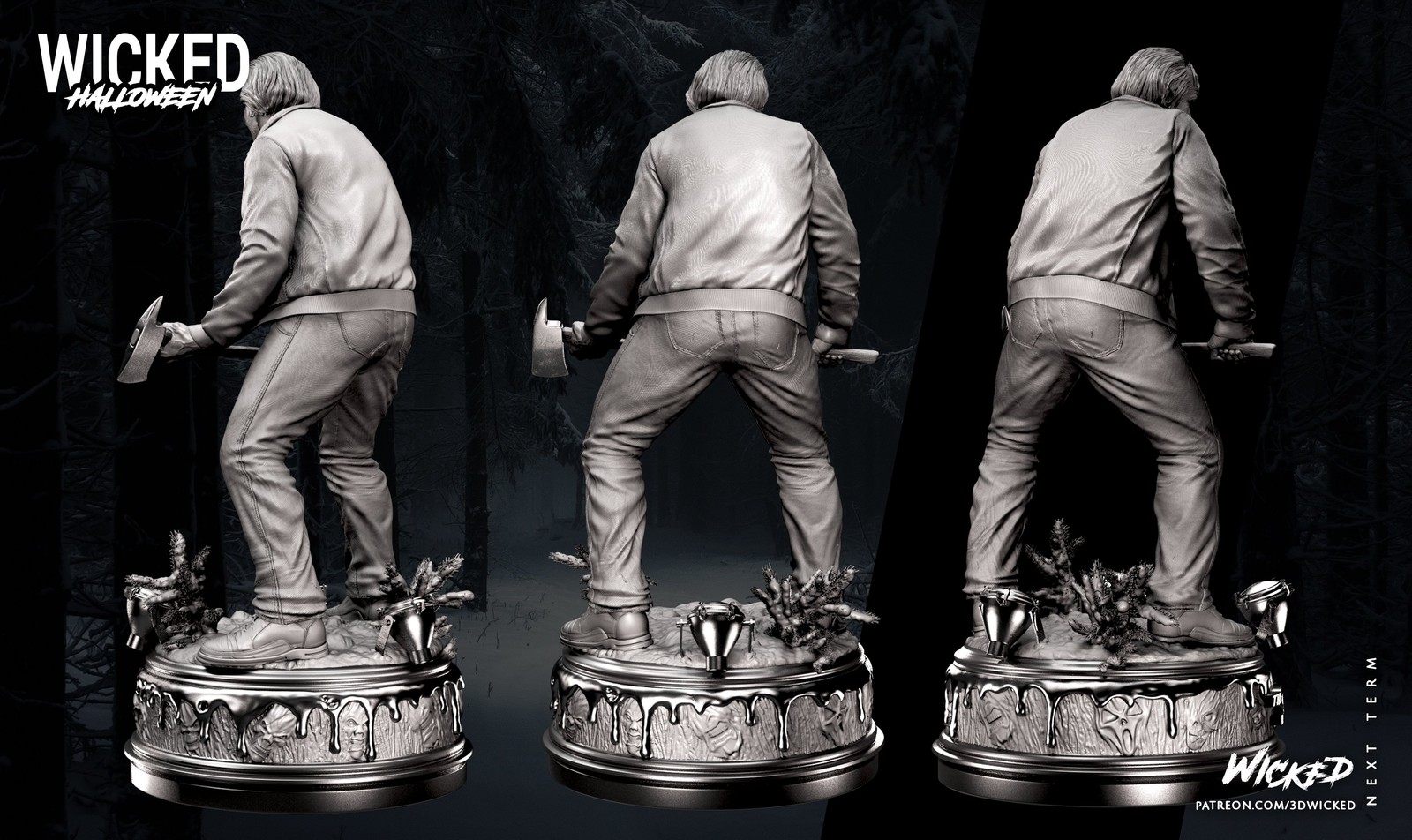 Jack Torrance Sculpture - Image 3