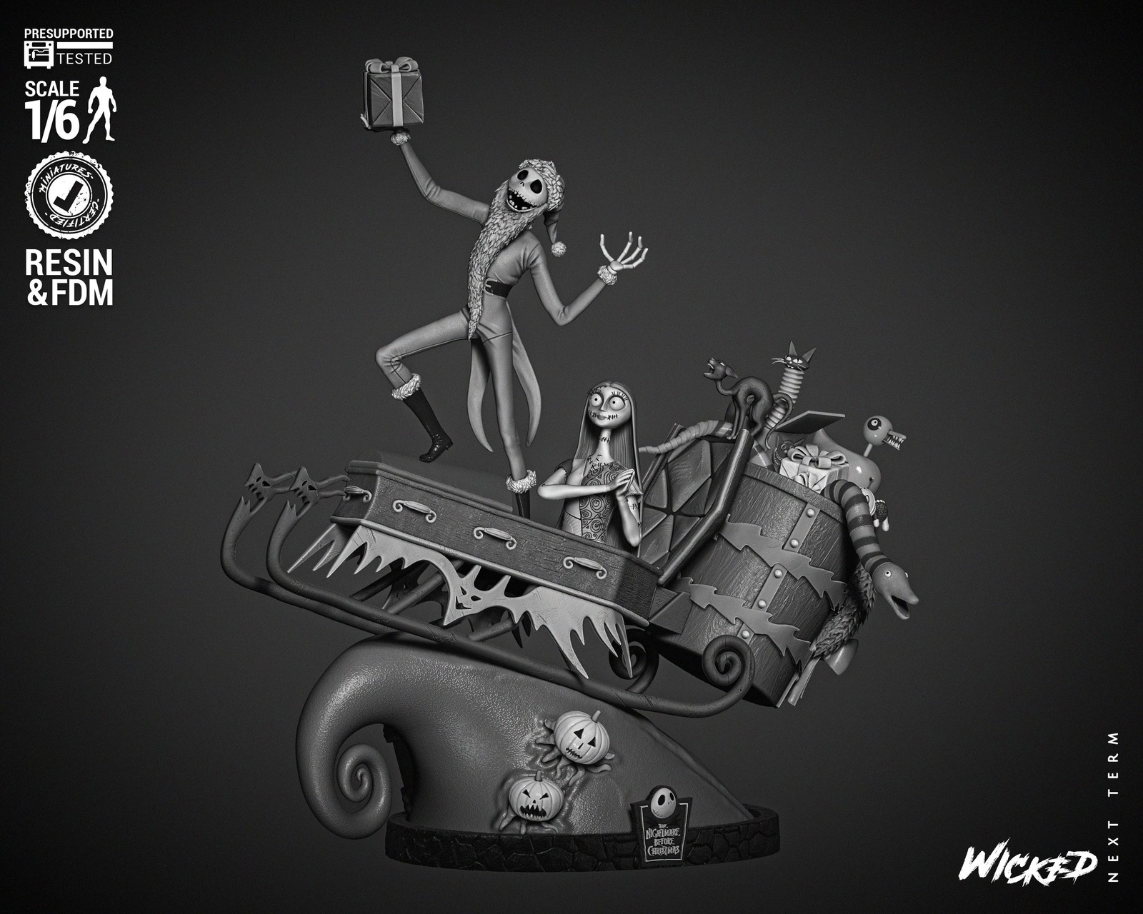 Jack and Sally Diorama - Image 2