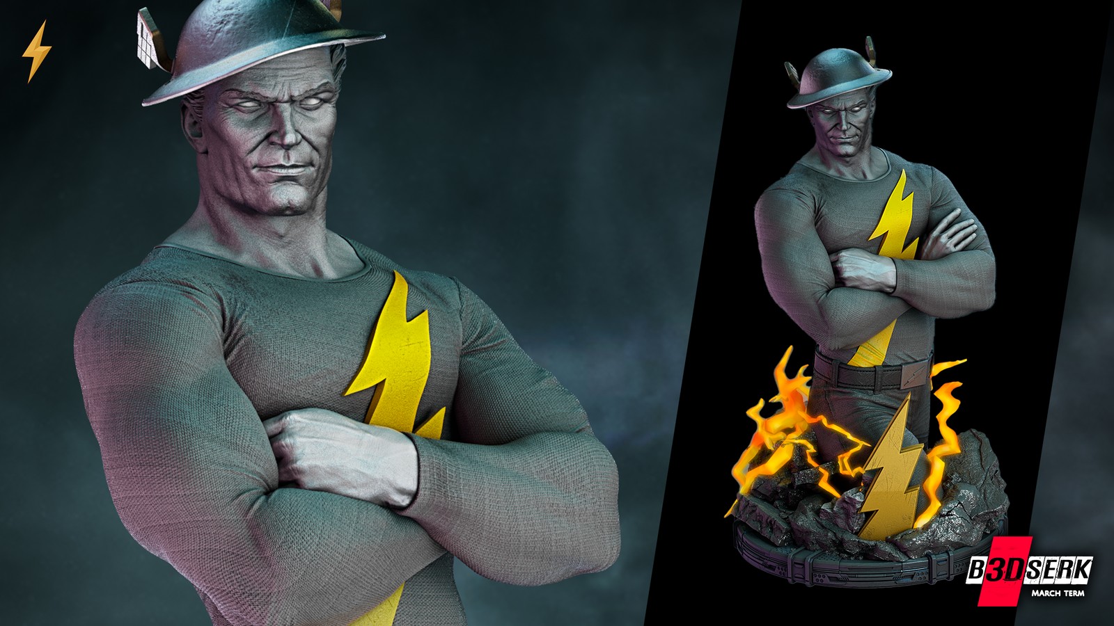 Jay Garrick Flash Bust 1/4 Scale