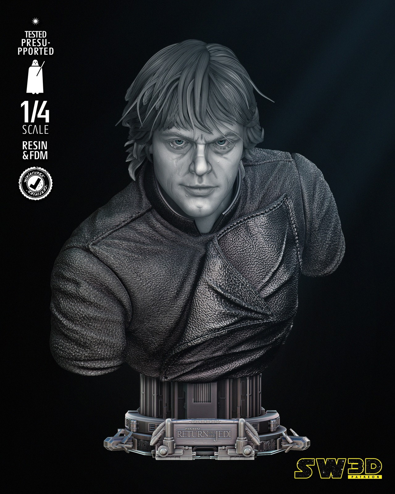 Luke Return of Jedi Bust Portrait