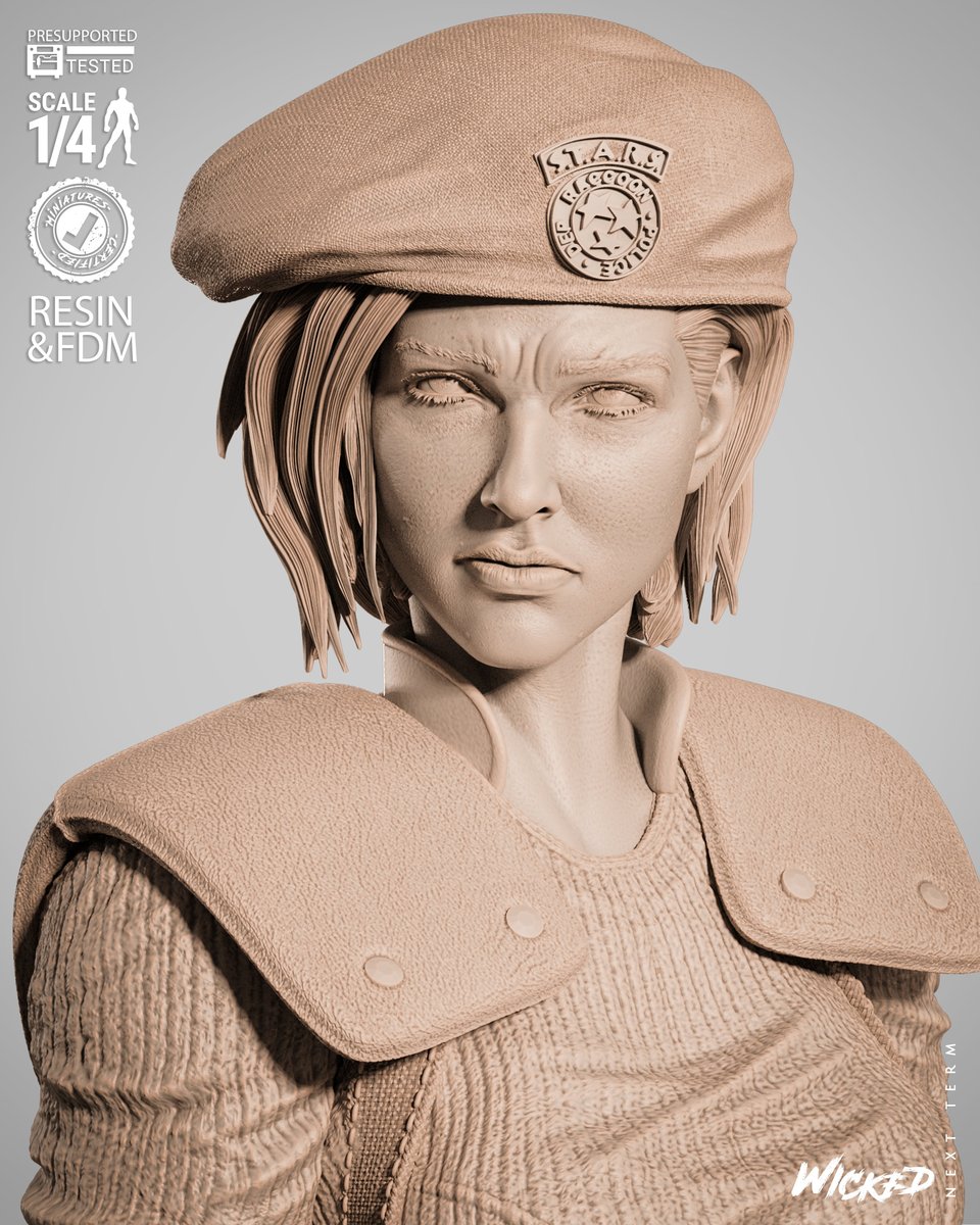 Jill Resident Evil Portrait Bust - Image 2