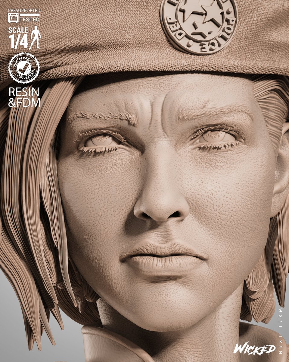 Jill Resident Evil Portrait Bust - Image 5