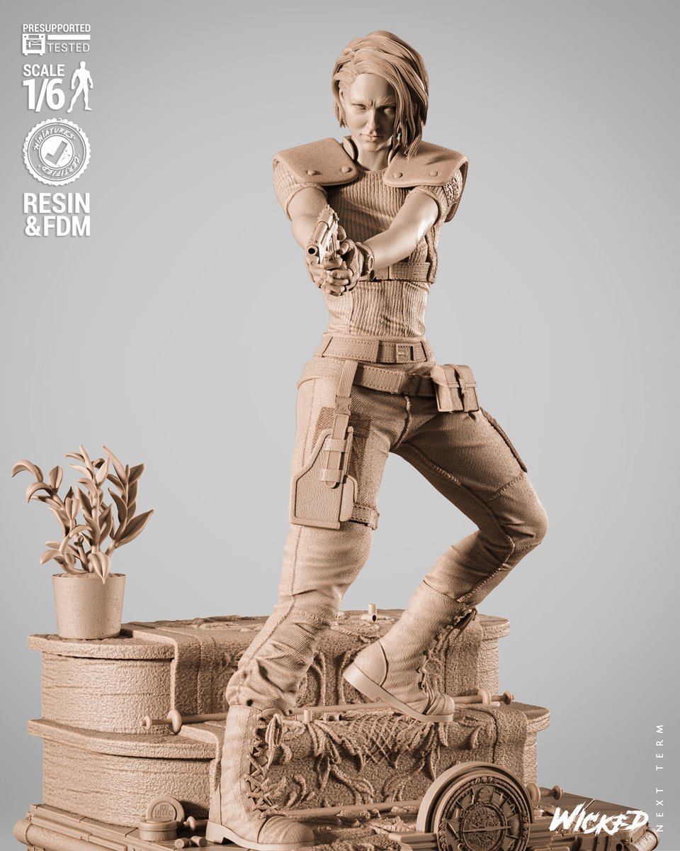 Jill Resident Evil Sculpture - Image 3