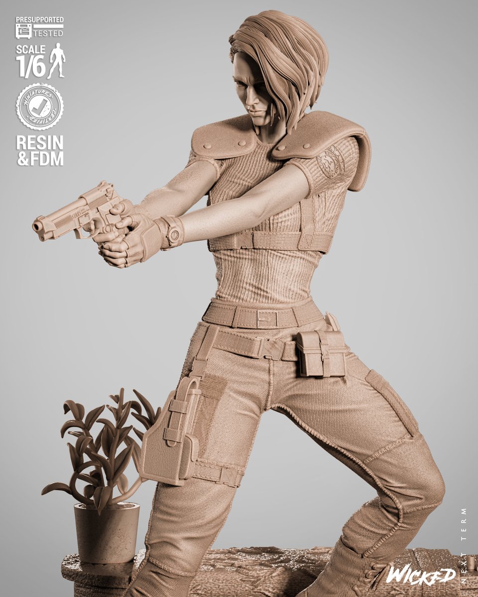Jill Resident Evil Sculpture - Image 5