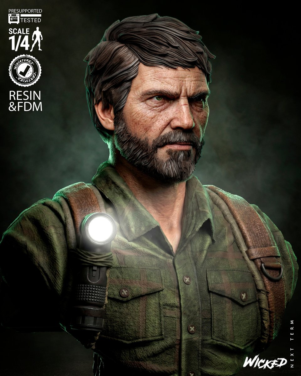 Joel Portrait Bust - Image 2
