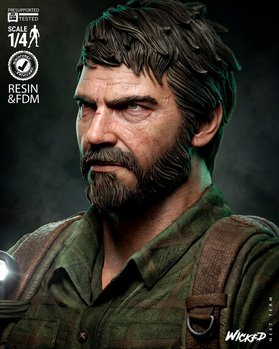 Joel Portrait Bust - Image 3