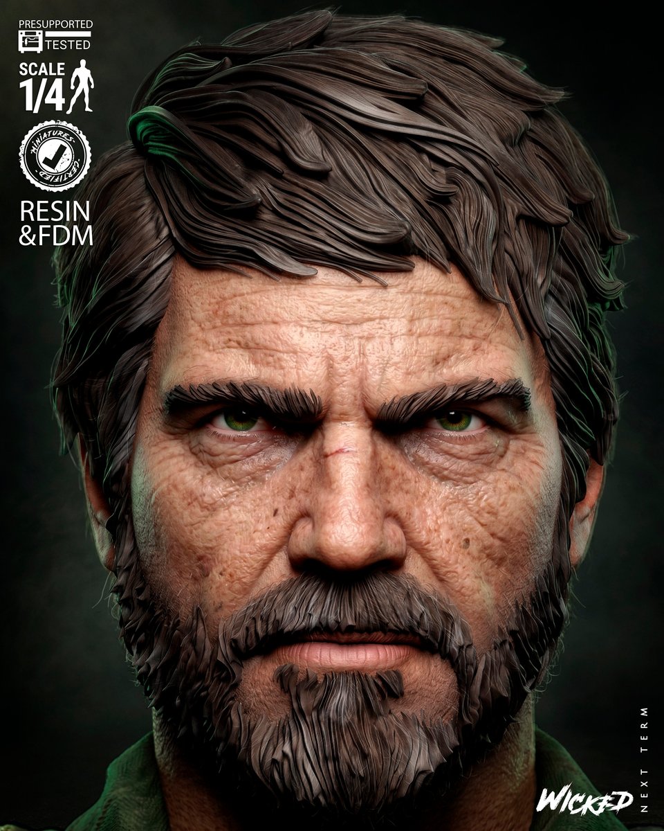 Joel Portrait Bust - Image 4