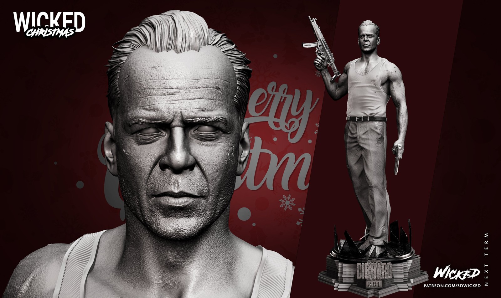 John McClane Sculpture - Image 2