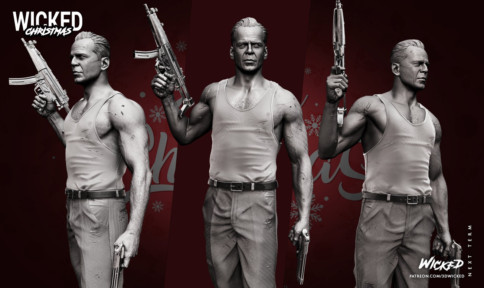 John McClane Sculpture - Image 4