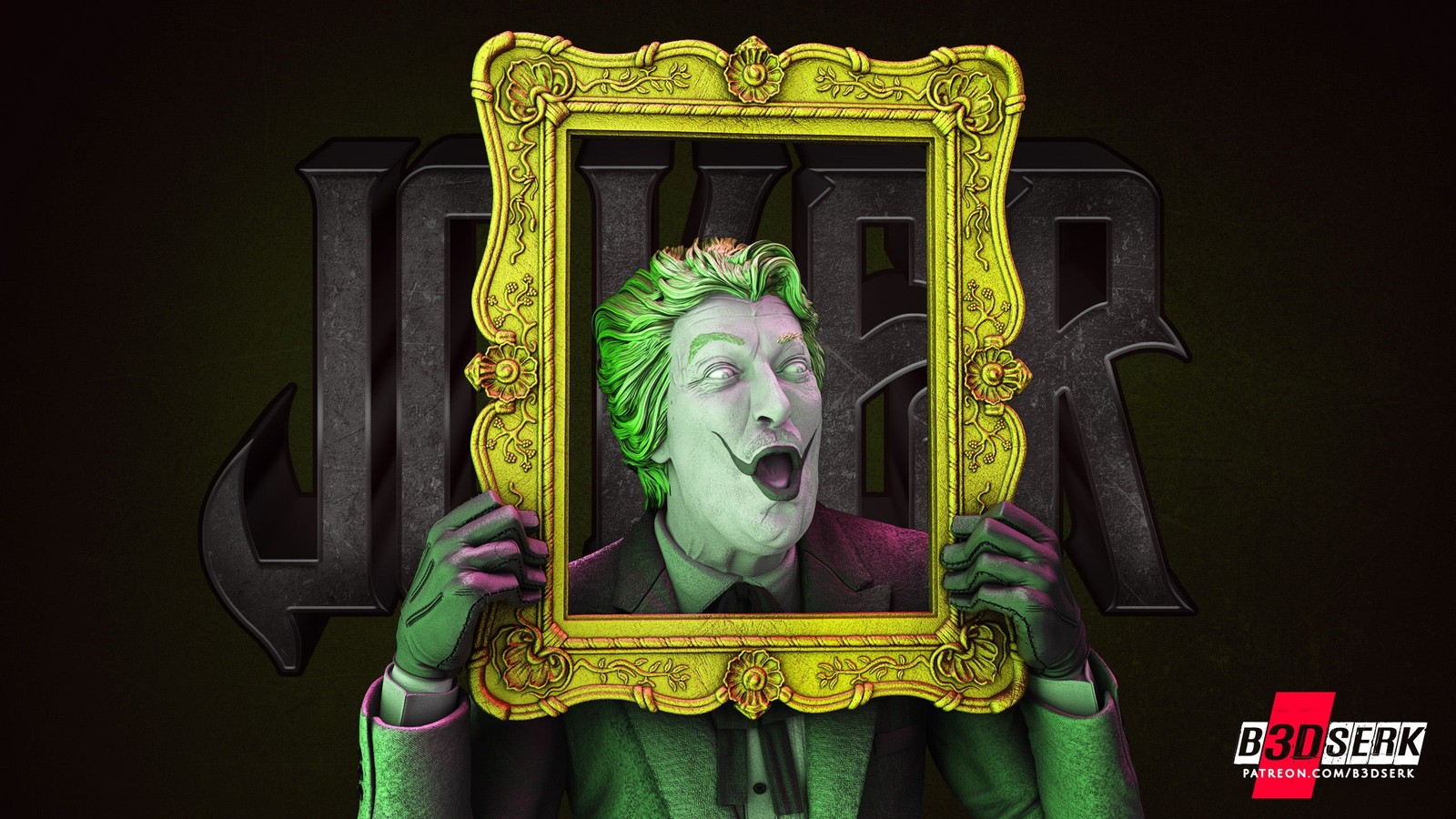 Joker 60s Bust - Image 2