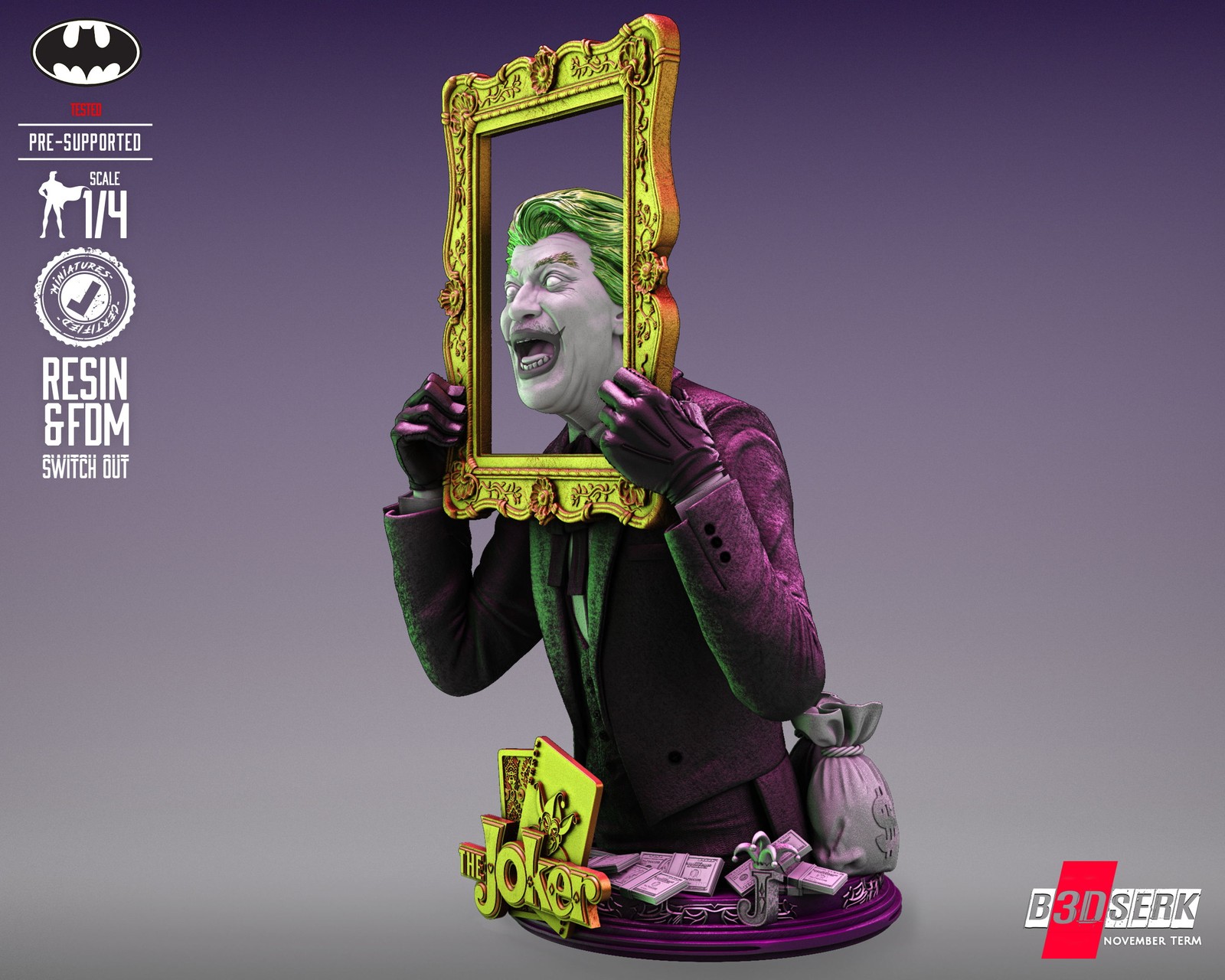 Joker 60s Bust - Image 3