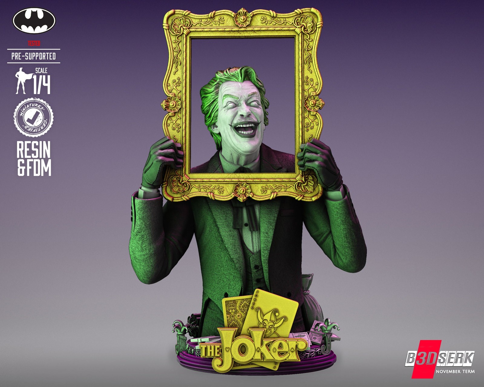 Joker 60s Bust - Image 5