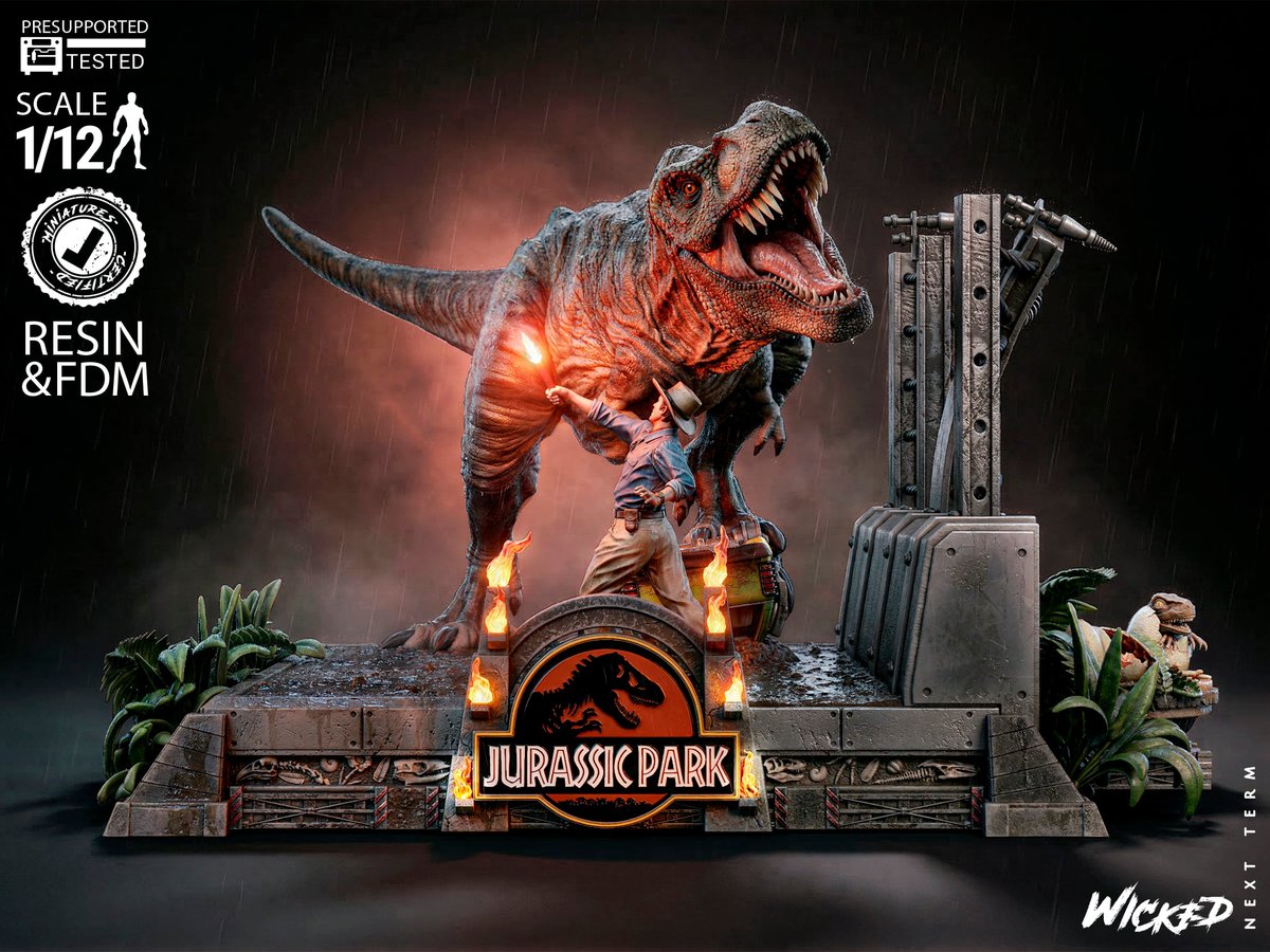 Jurassic Park Diorama