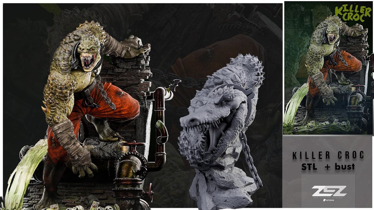 Killer Croc - Bust (DC)
