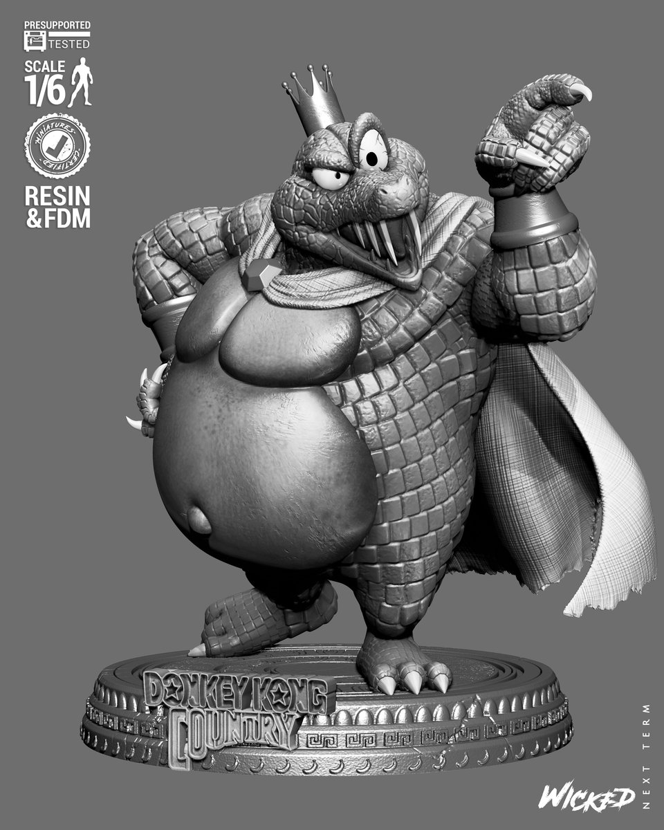 Video Games King Rool Sculpture