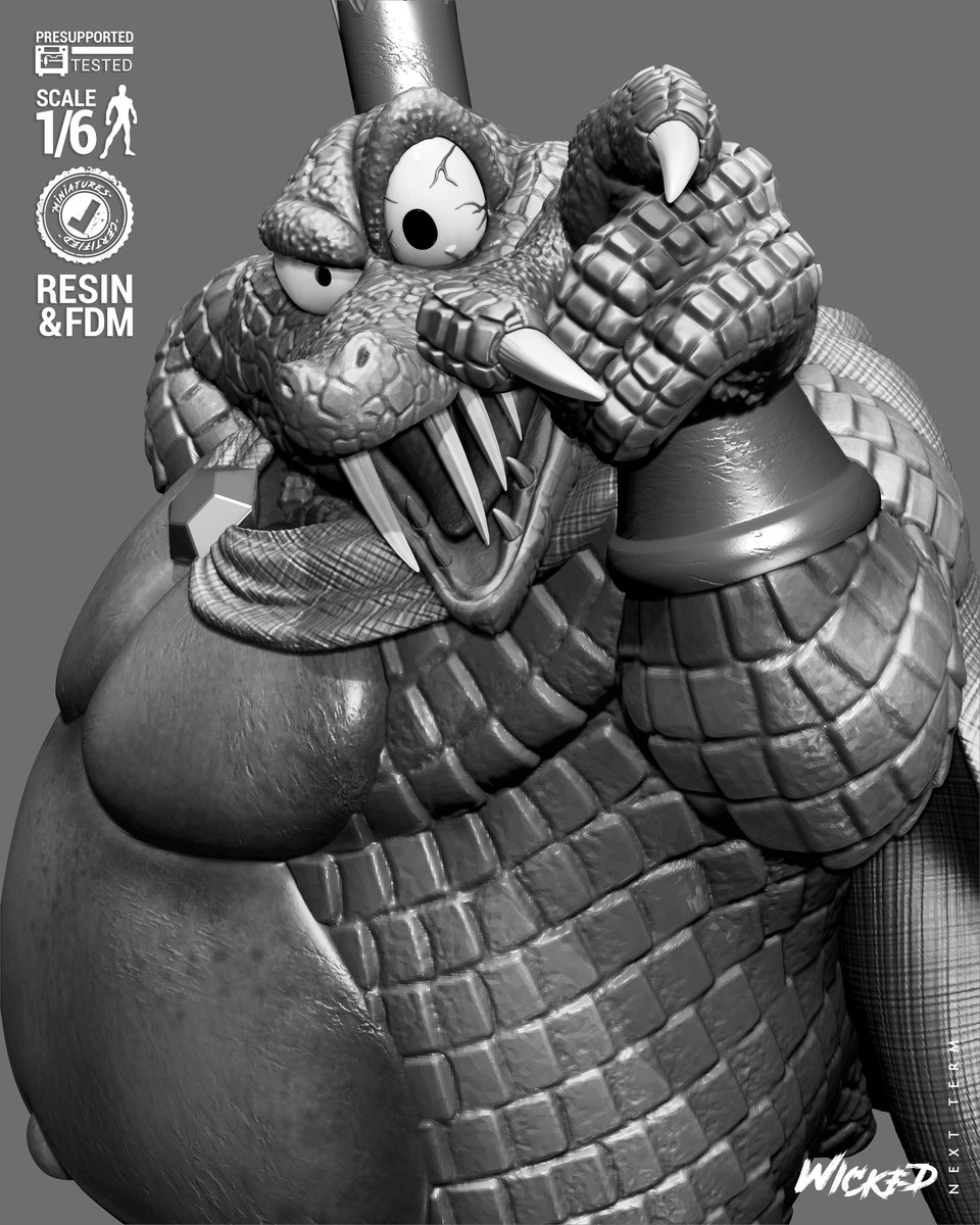 Video Games King Rool Sculpture - Image 2