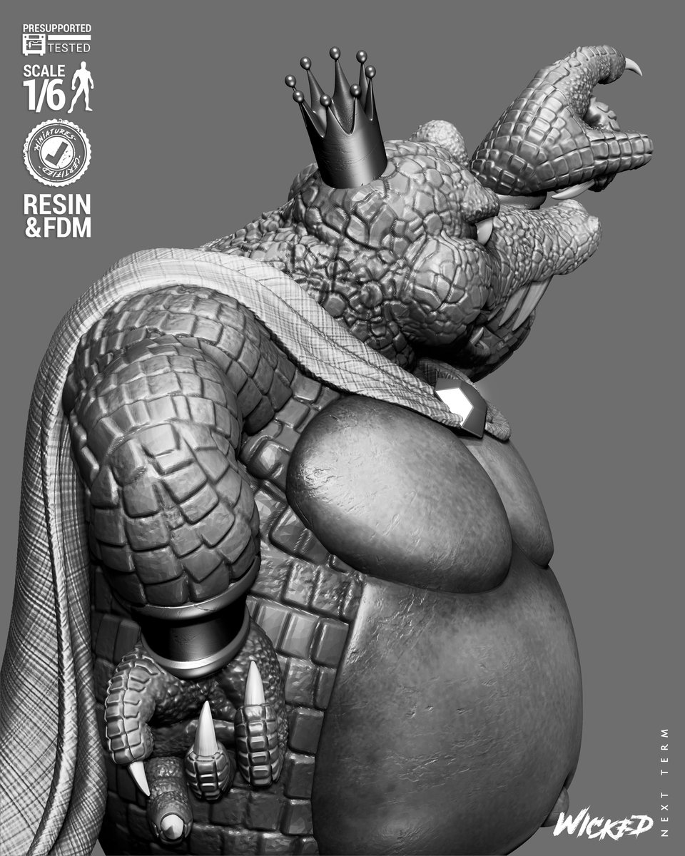 Video Games King Rool Sculpture - Image 3