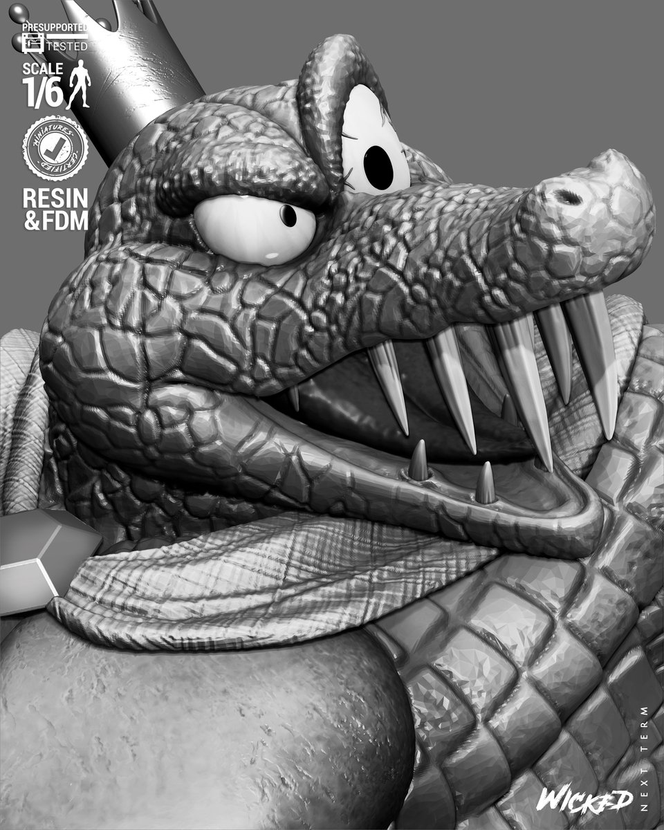 Video Games King Rool Sculpture - Image 5