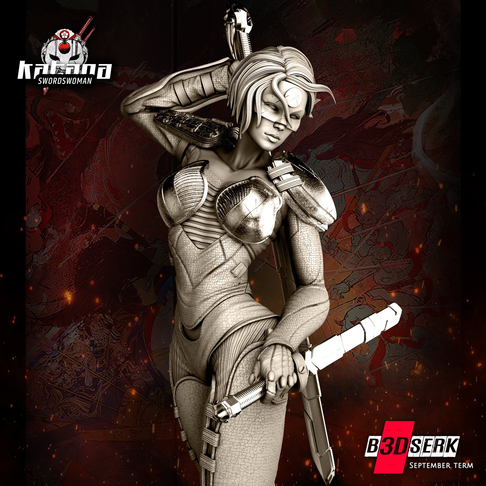 Katana Sculpture 1/6