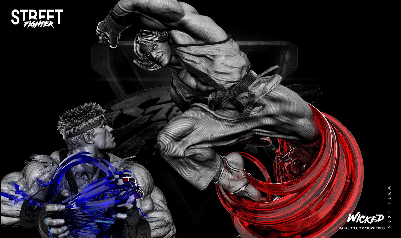 Video Game Ken Sculpture