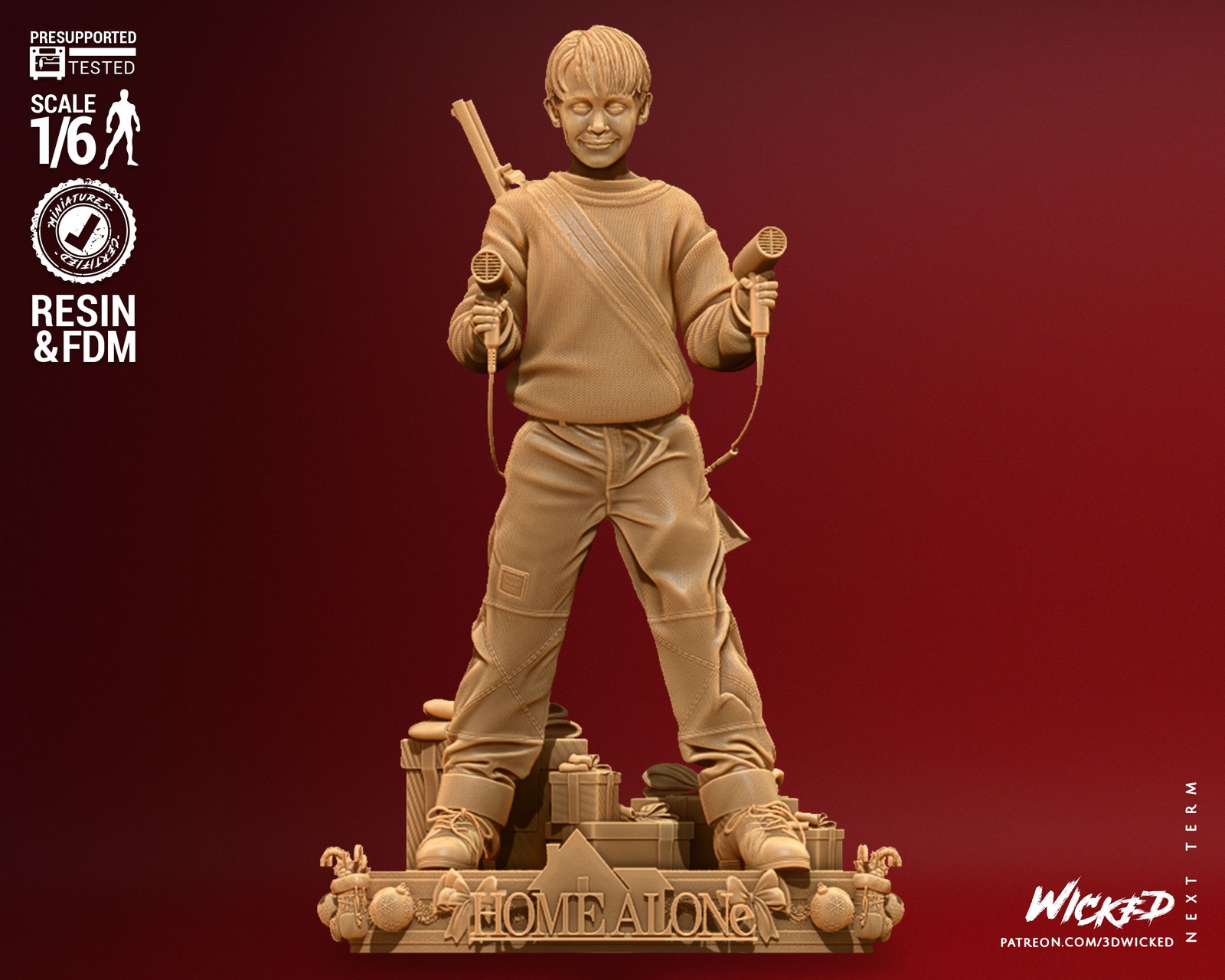 Home Alone Kevin Sculpture - Image 2