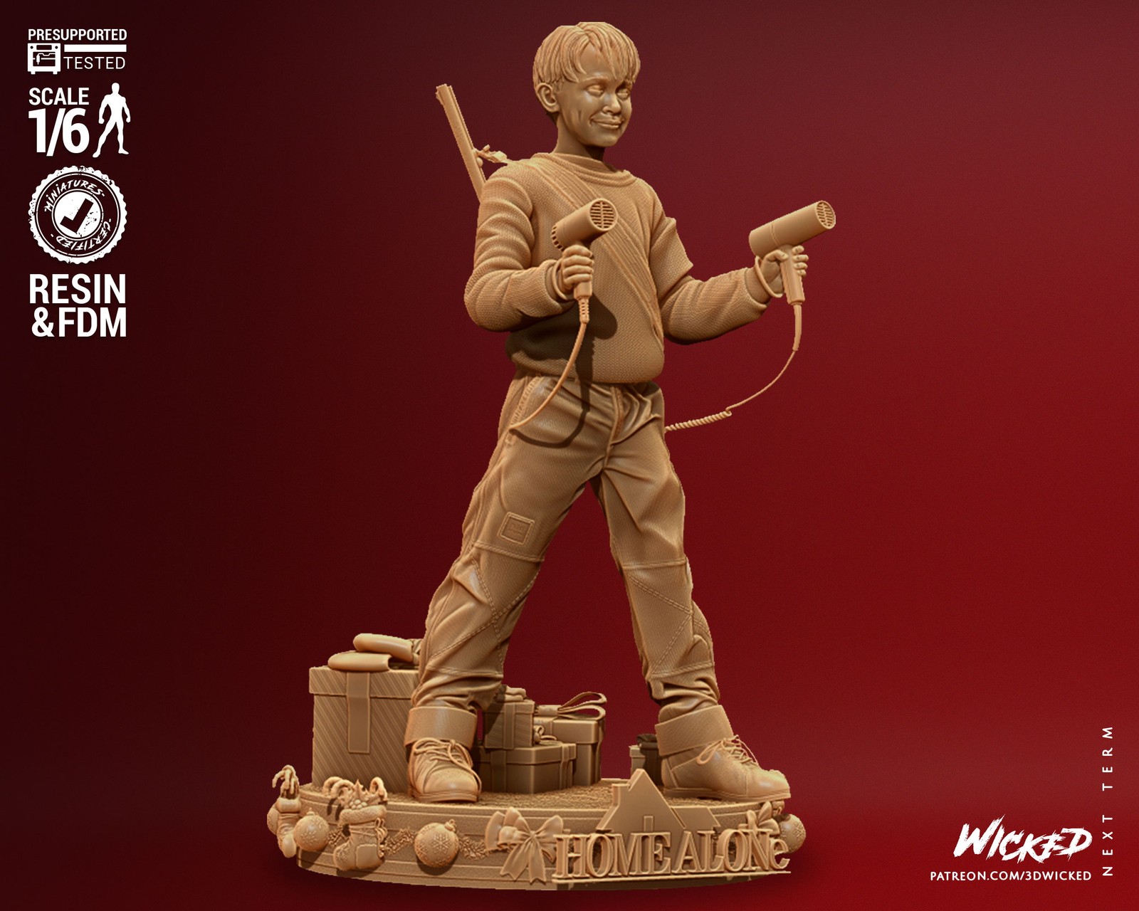 Home Alone Kevin Sculpture - Image 3