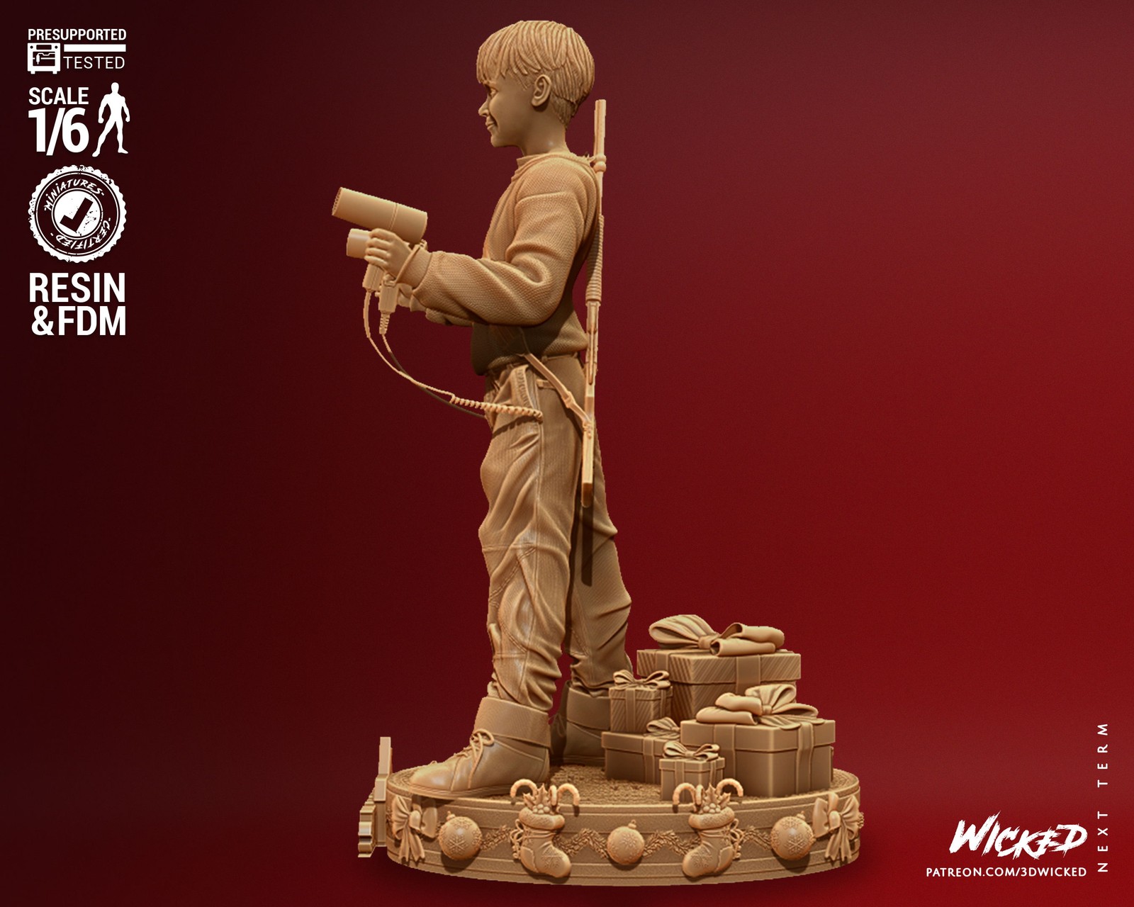 Home Alone Kevin Sculpture - Image 5