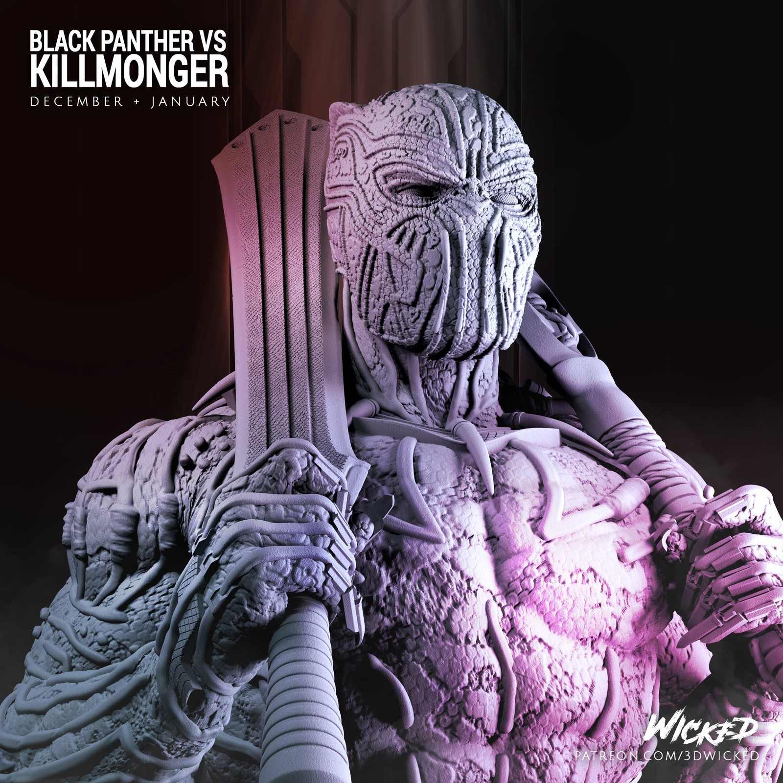 Marvel Killmonger Bust - Image 2