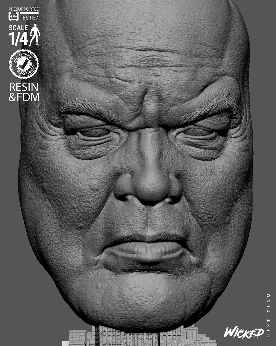 Marvel Kingpin and Daredevil Portrait Bust - Image 3