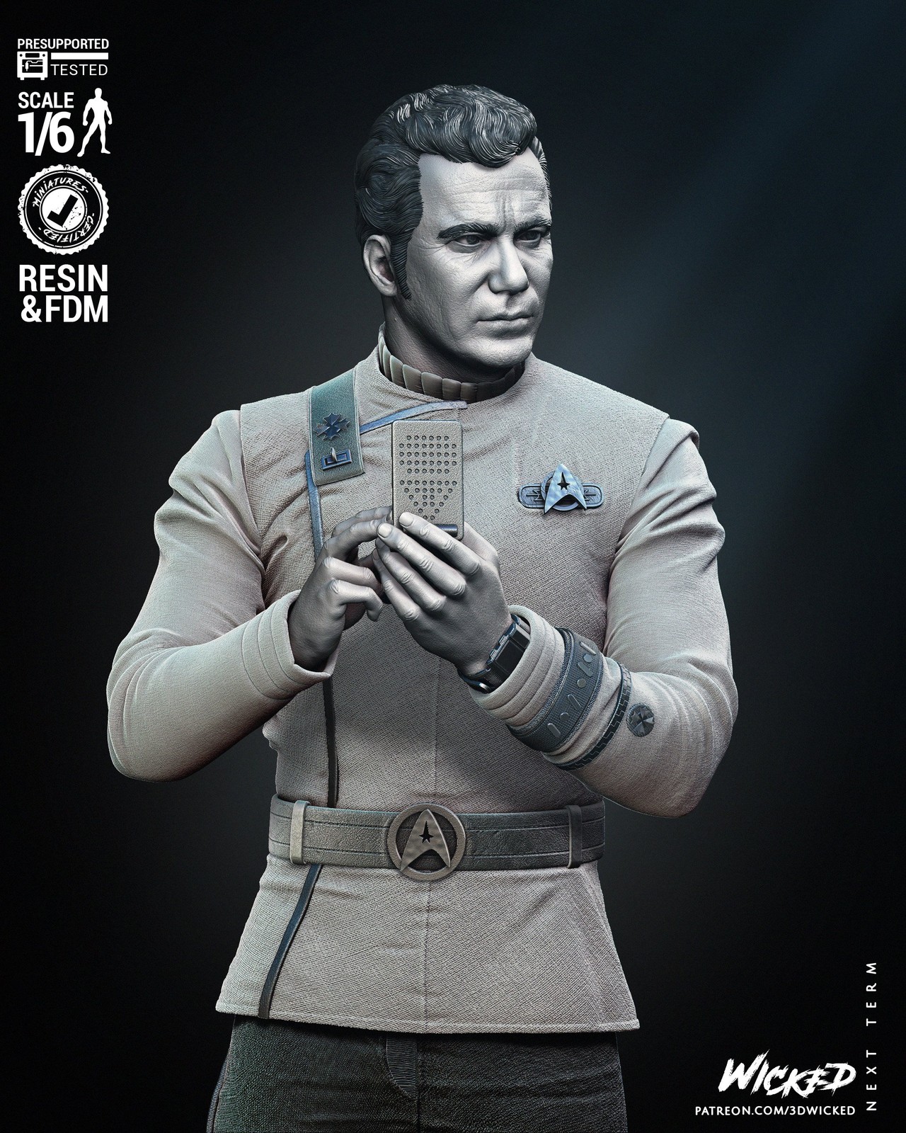 Kirk The Wrath of Khan (Star Trek) - Image 3