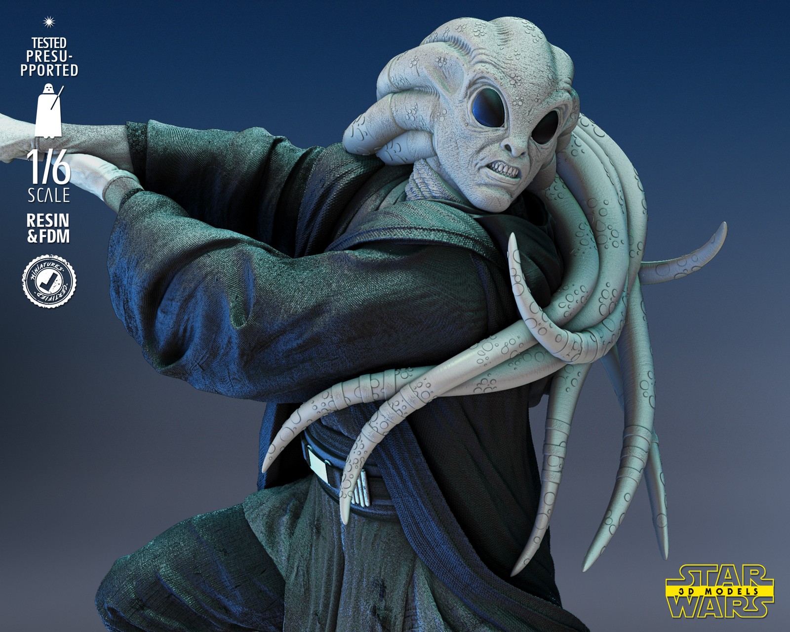 Kit Fisto Sculpture - Image 4