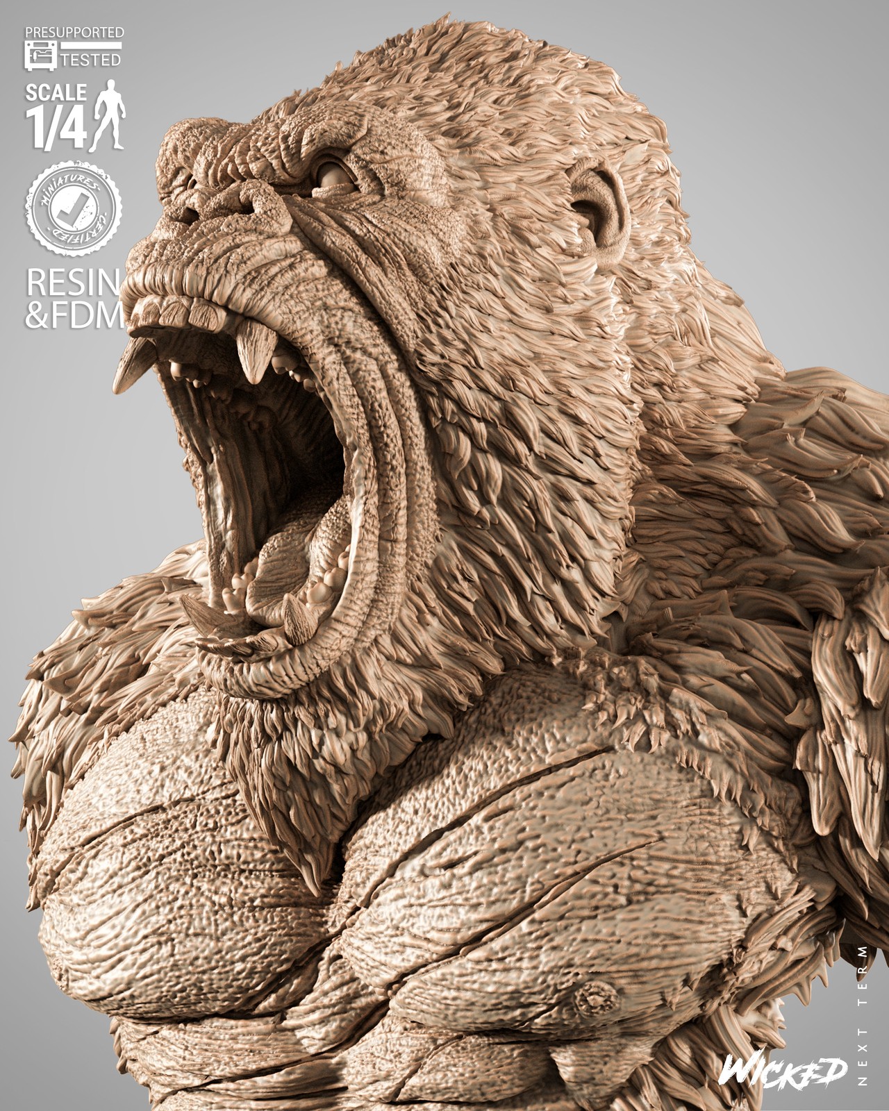 Kong - Bust (Godzilla) - Image 3