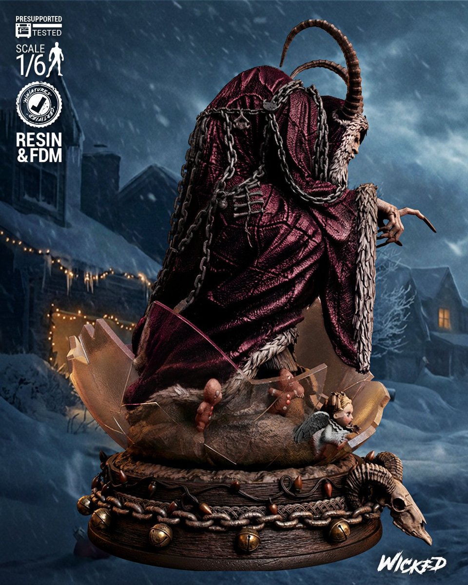 Krampus Sculpture - Image 3