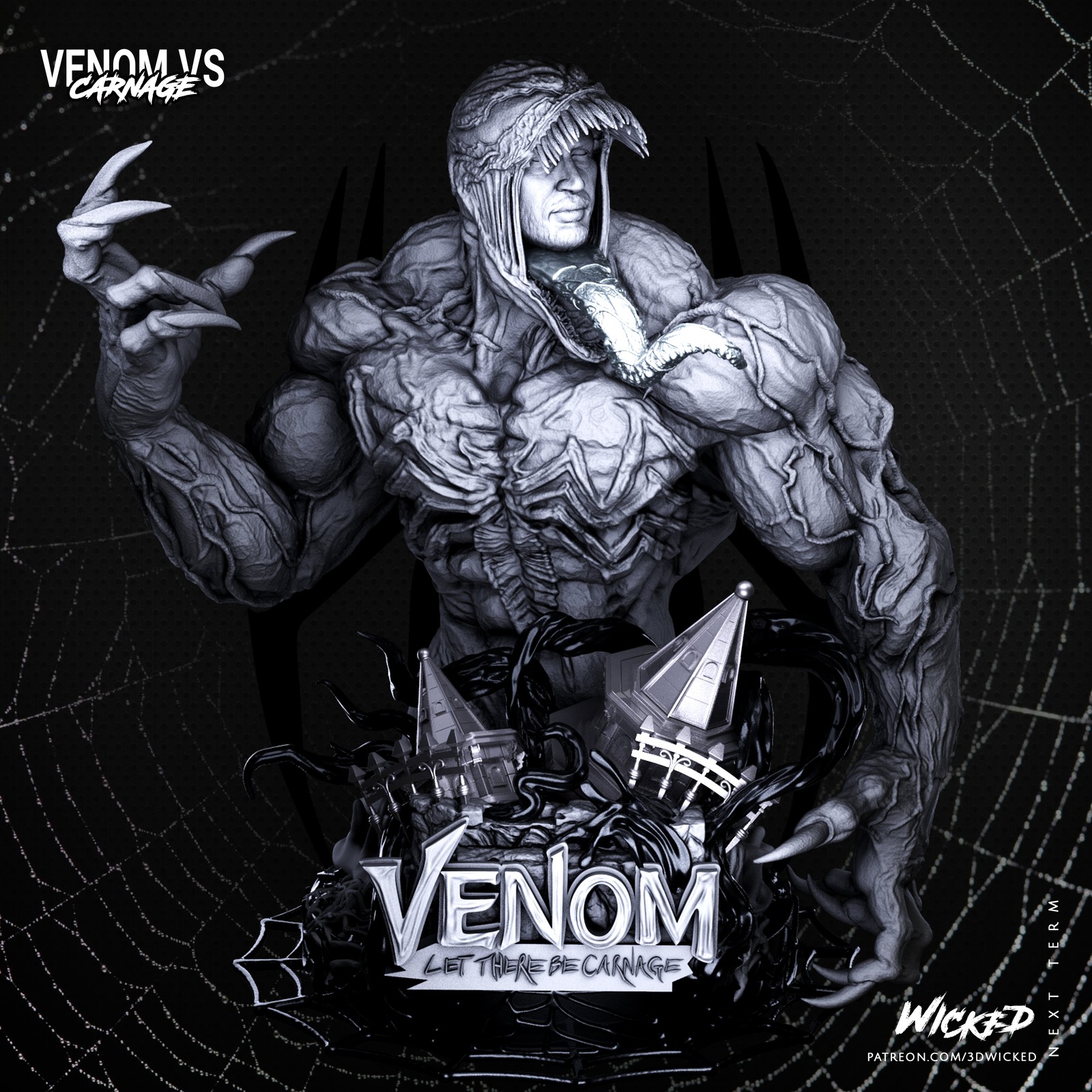 Venom Hooded - Bust (Marvel)