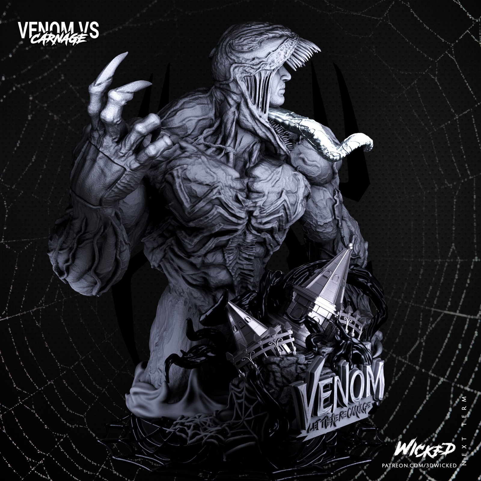 Marvel Venom Bust - Image 3