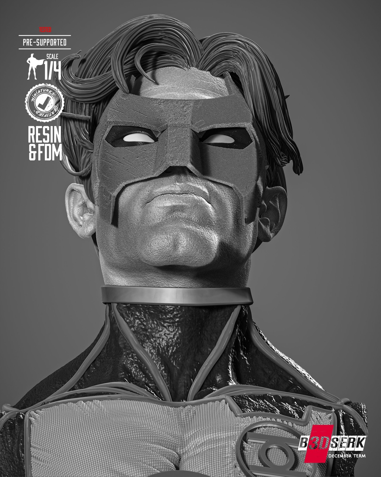Kyle Green Lantern Portrait Bust - Image 4