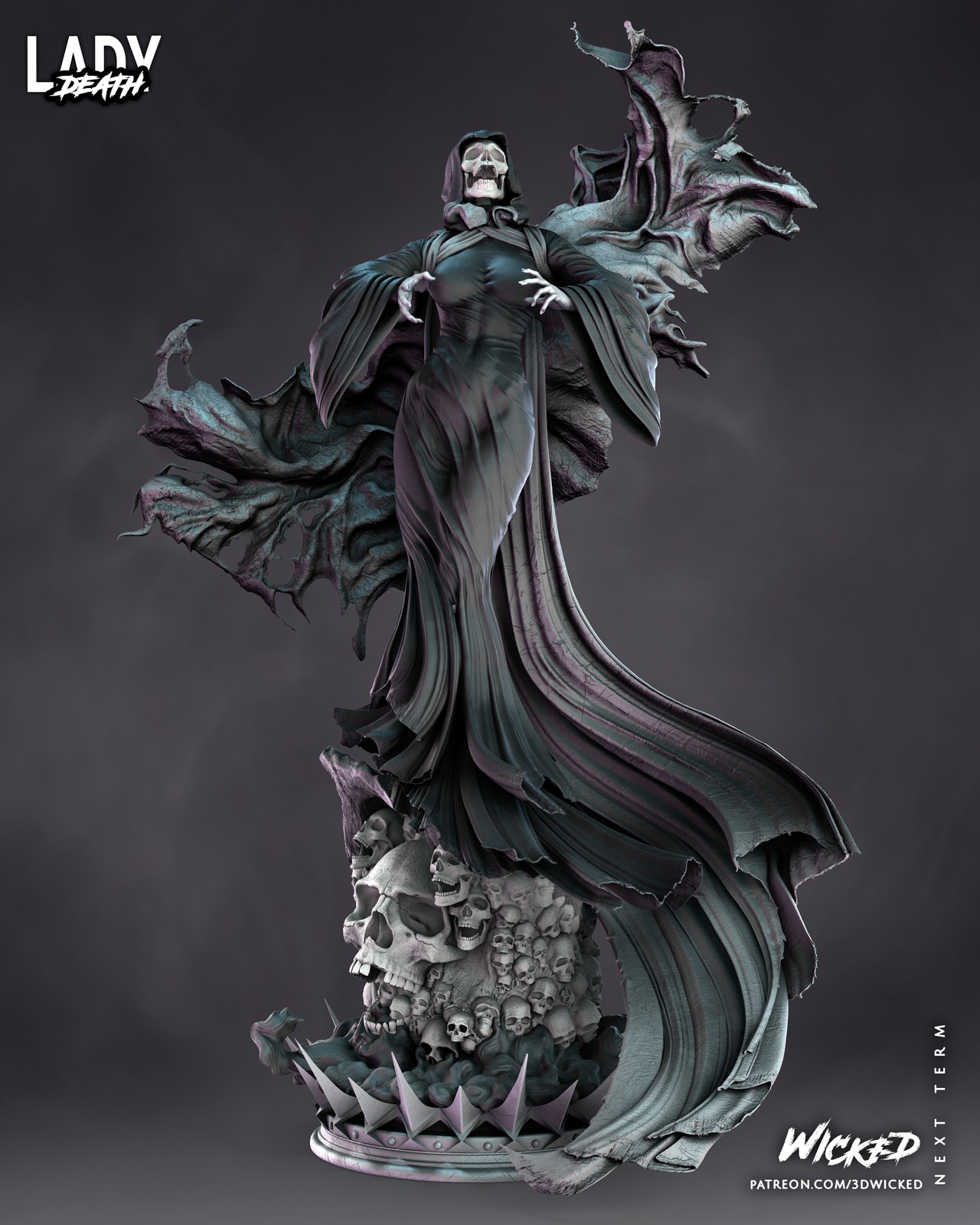Marvel Lady Death Sculpture - Image 2