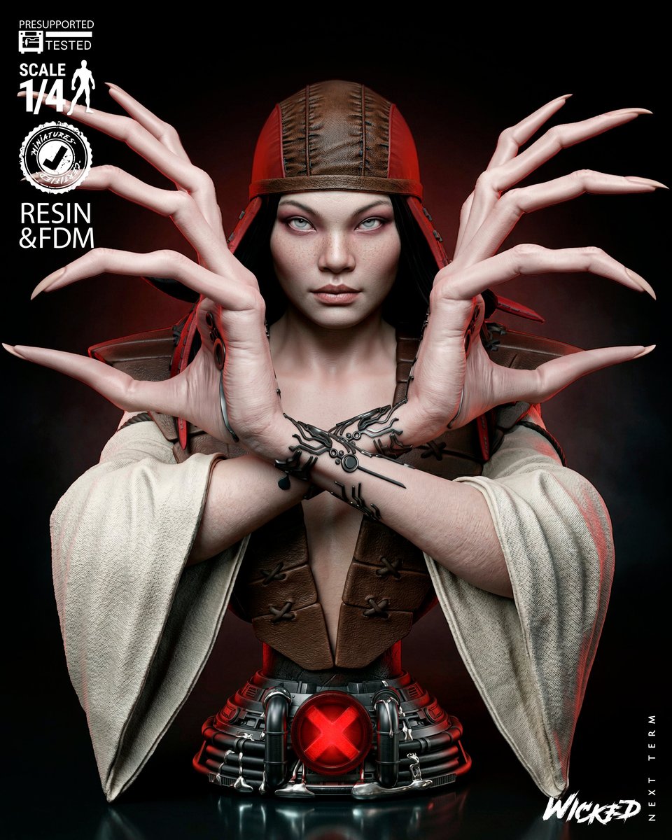 Marvel April 2026 Term Lady Deathstrike Portrait Bust