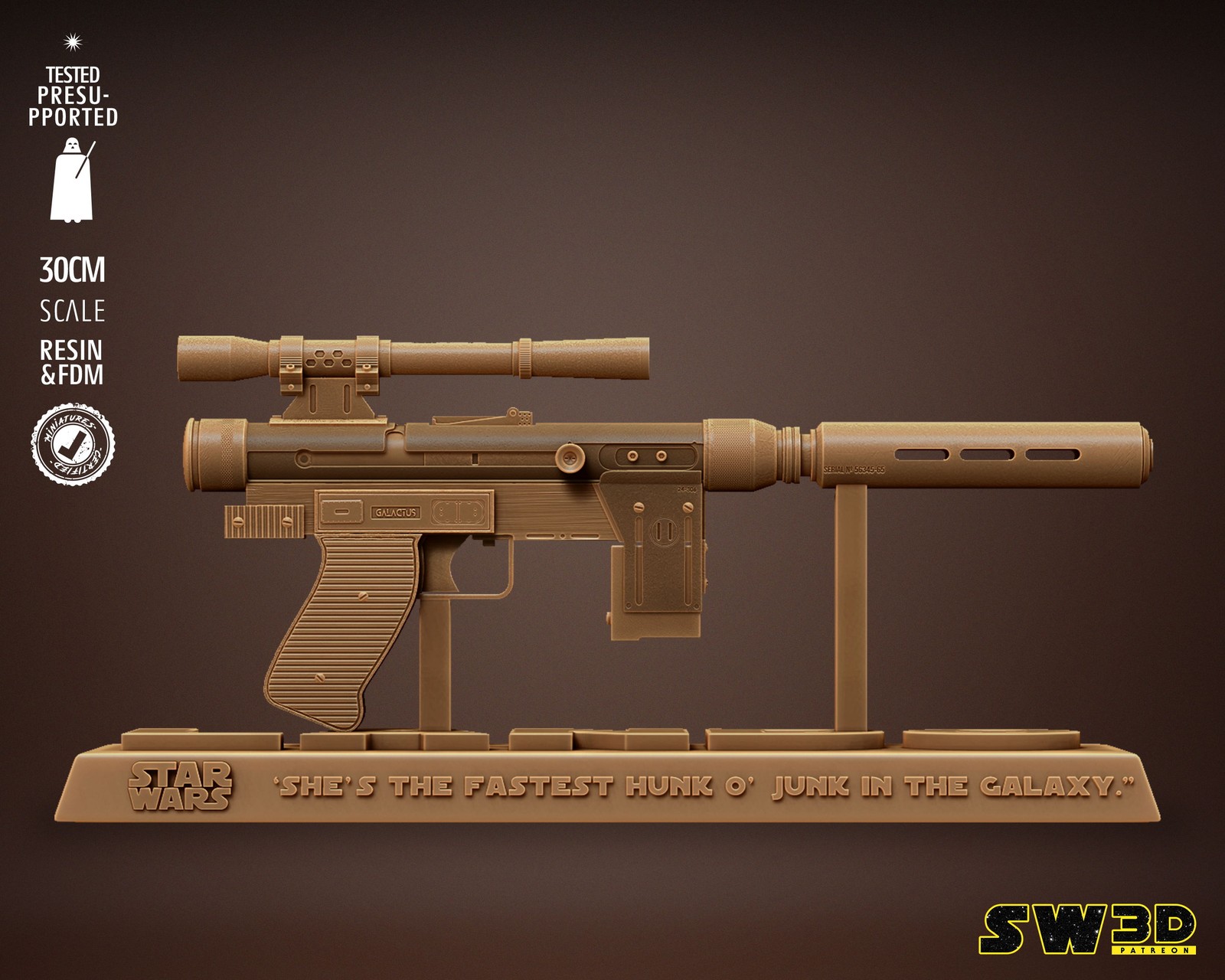 Lando Blaster Sculpture - Image 2