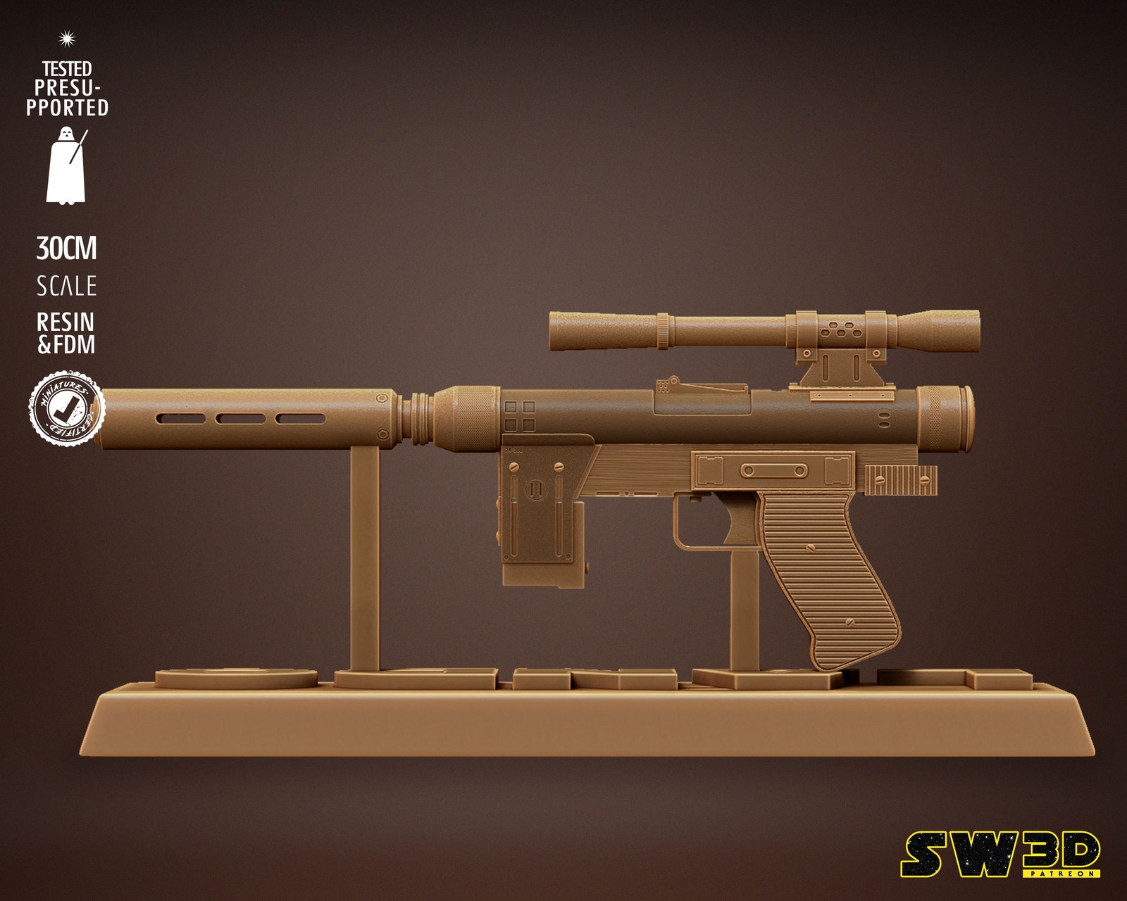 Lando Blaster Sculpture - Image 3