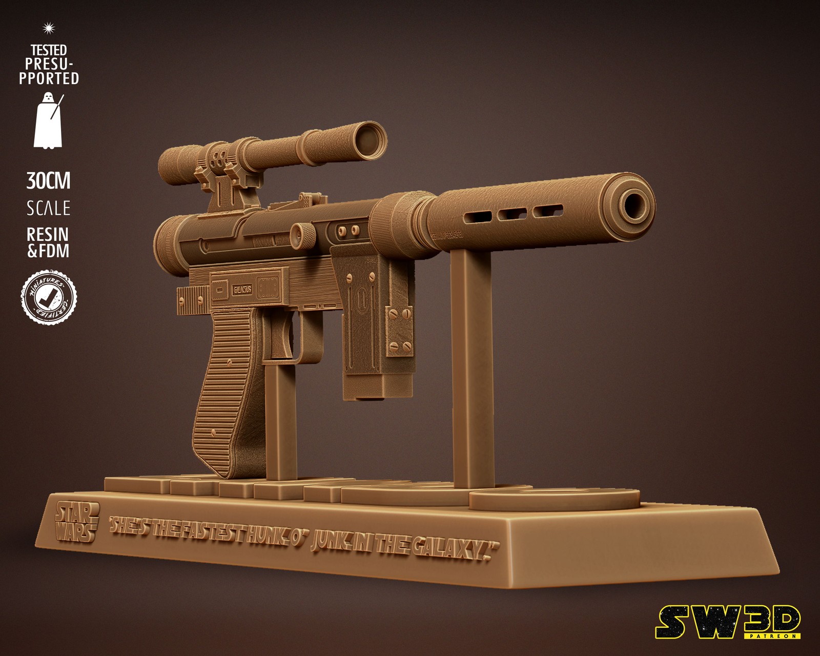 Lando Blaster Sculpture - Image 4