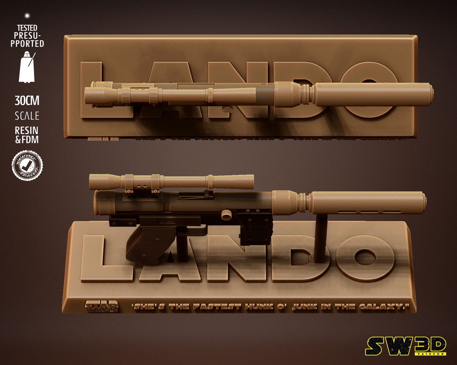 Lando Blaster Sculpture - Image 5