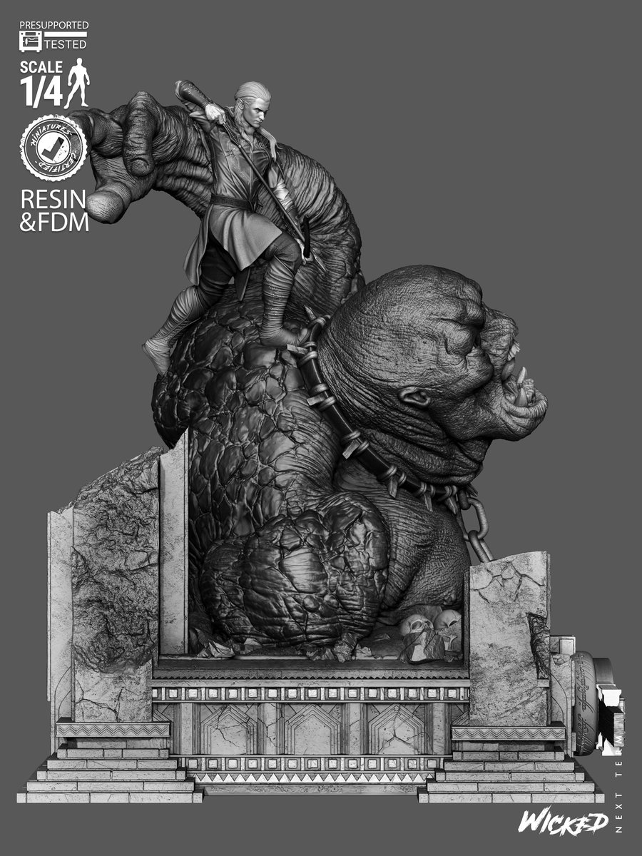 Legolas Vs Troll Diorama (Lite Version) - Image 4