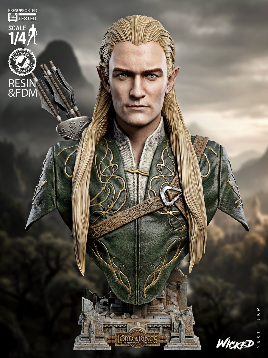 Legolas The Fellowship of the Ring - Bust (The Lord of the Rings)
