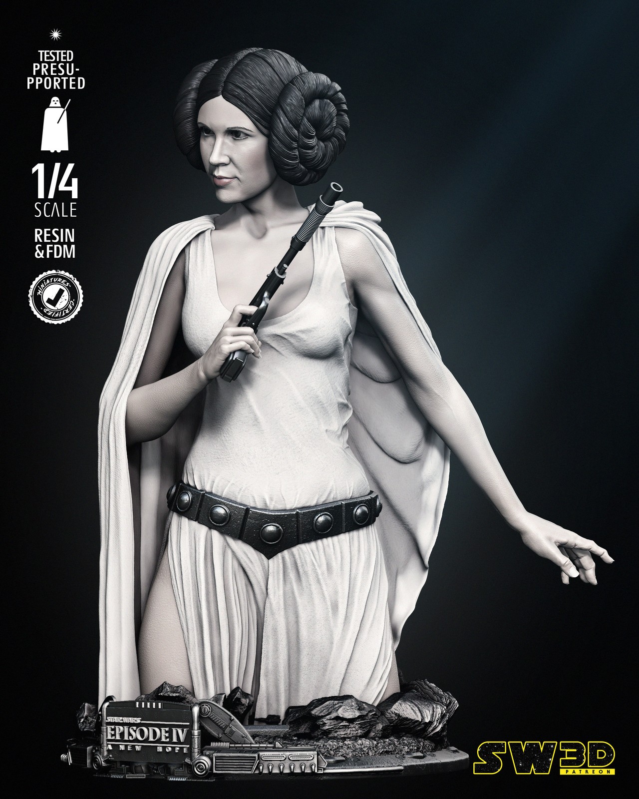 New Hope Leia Bust - Image 5