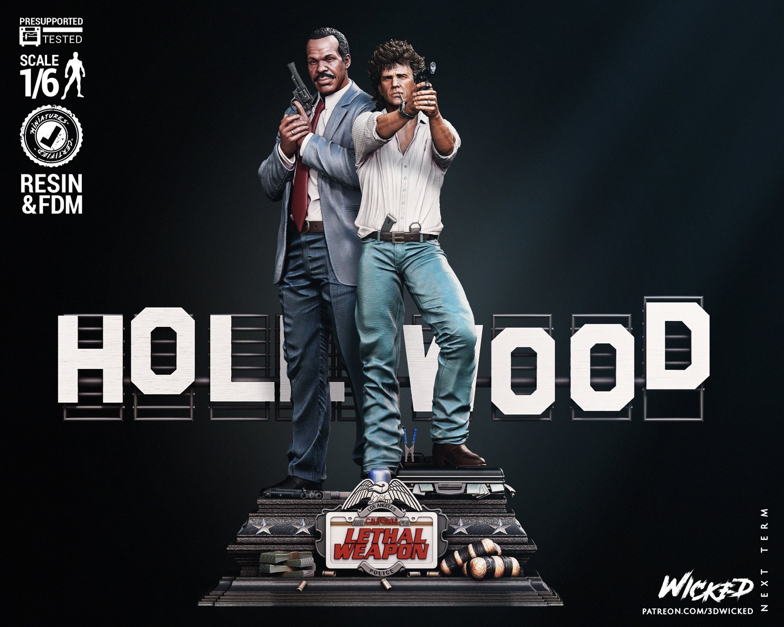 Riggs & Murtaugh - Diorama (Lethal Weapon)