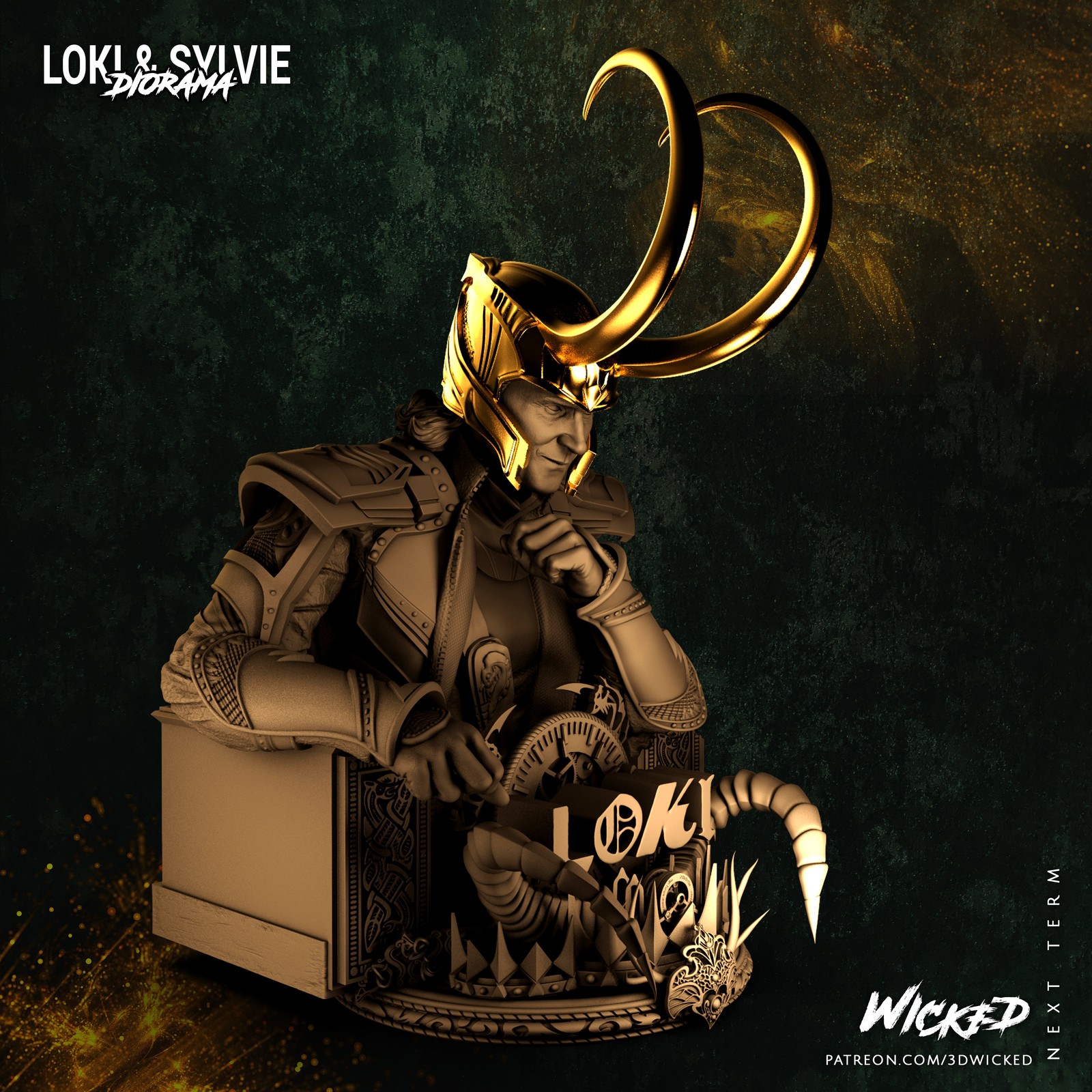 Marvel Loki Bust - Image 3