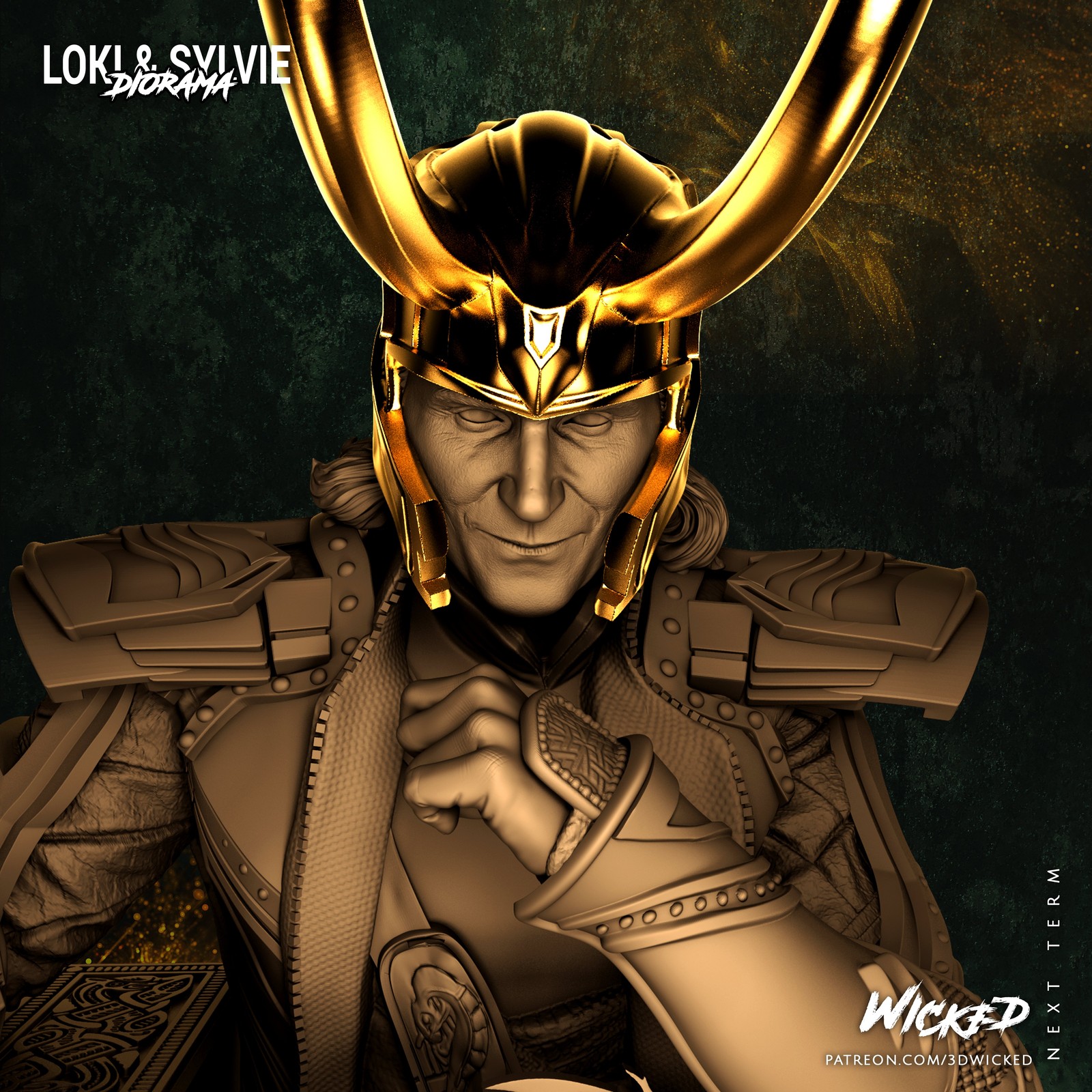 Marvel Loki Bust - Image 4